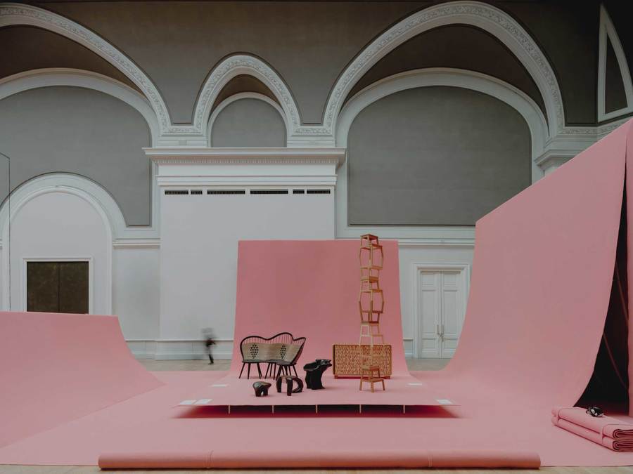 Studio Ossidianas Installation Soft Palace als Ort der Begegnung