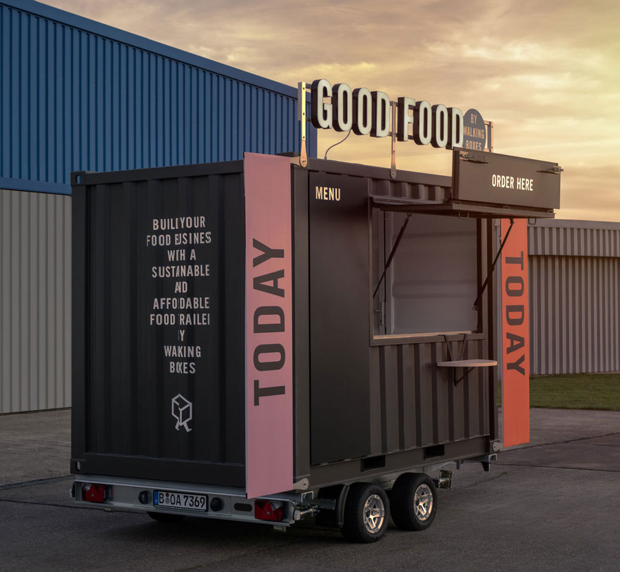 Mobile Küchen von Walkingboxes